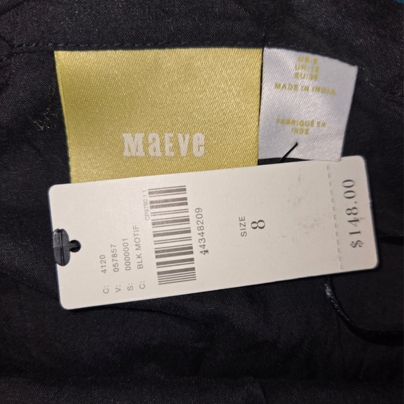 Anthropologie black sequin rose skirt - Picture 4 of 4